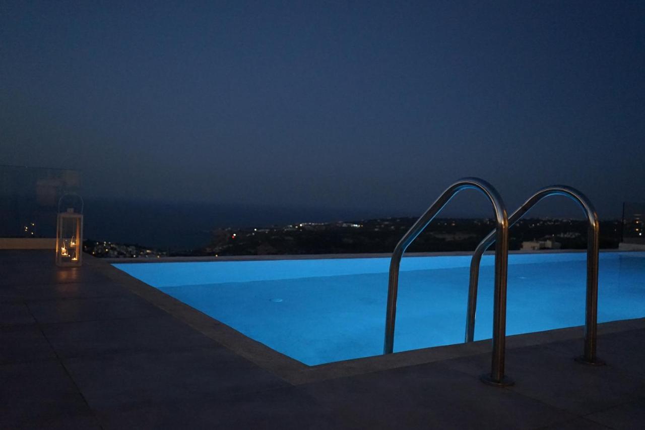 Eva Villas West With Infinity Pool & And Panoramic Sea View Gerani  Exterior photo
