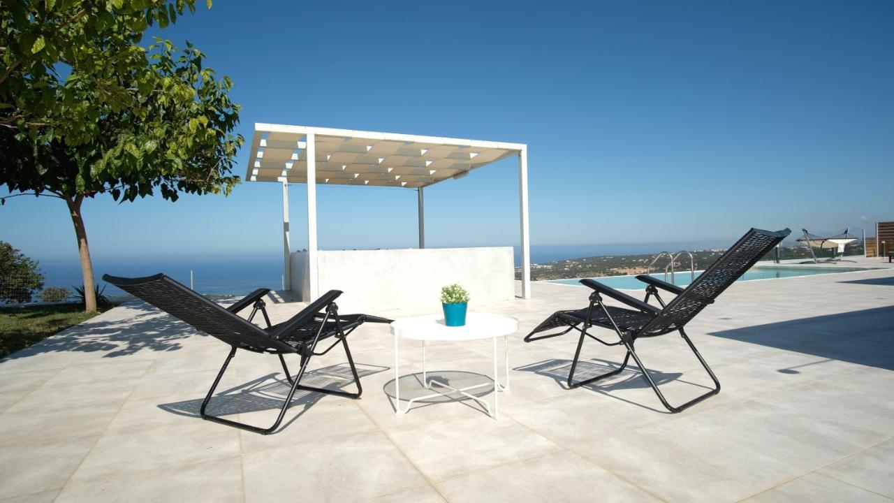 Eva Villas West With Infinity Pool & And Panoramic Sea View Gerani  Exterior photo