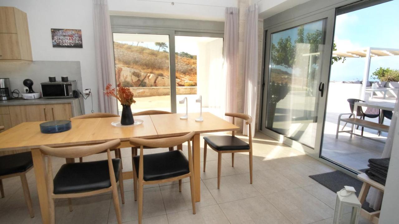 Eva Villas West With Infinity Pool & And Panoramic Sea View Gerani  Exterior photo