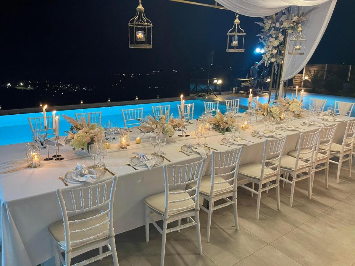 Eva Villas West With Infinity Pool & And Panoramic Sea View Gerani  Exterior photo