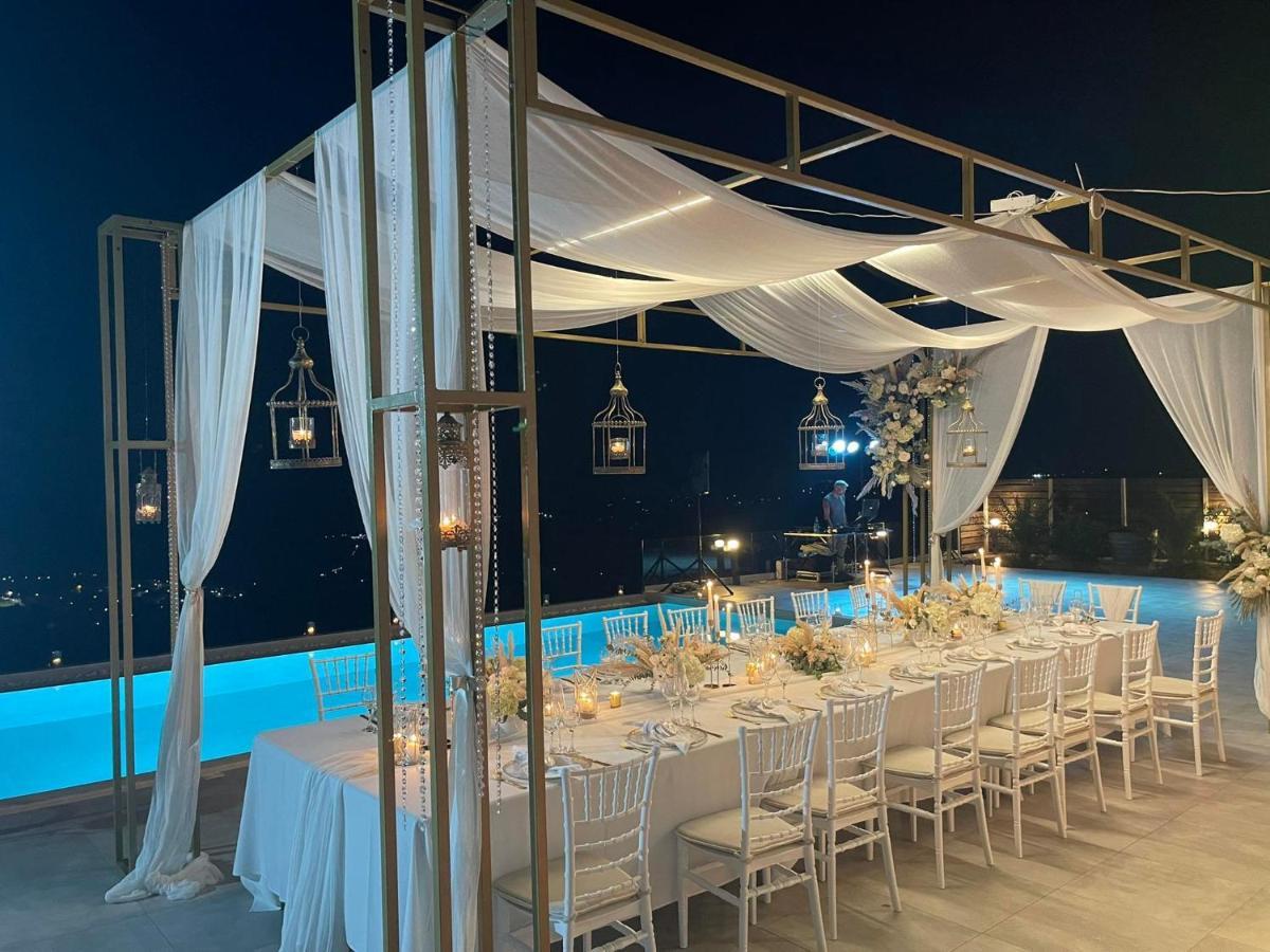 Eva Villas West With Infinity Pool & And Panoramic Sea View Gerani  Exterior photo